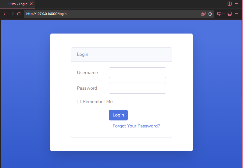 halaman login