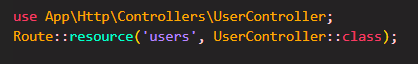 route UserController