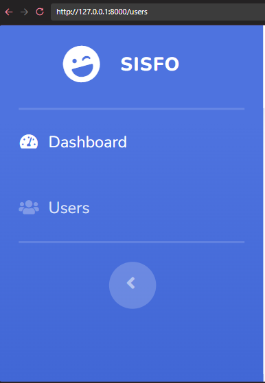 tampilan sidebar