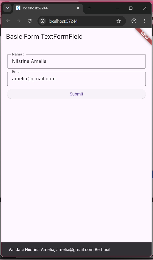 hasil basic textformfield