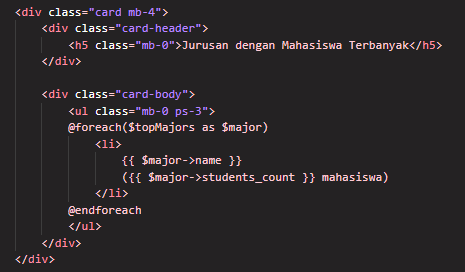 jurusan dengan mahasiswa terbanyak